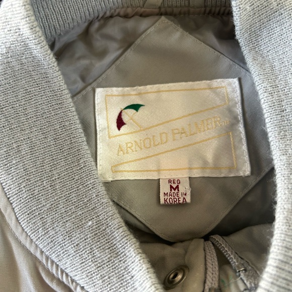 Vintage 80s Arnold Palmer Lightweight Jacket Members Only Style Golf - Picture 5 of 5